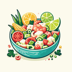 ceviche, food, seafood, gourmet, lime, fresh, meal, fish, appetizer, delicious, cuisine, citrus, peru, peruvian, restaurant, raw, cebiche, marinated, cilantro, onion, seviche, lunch, background, salad
