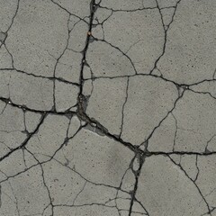 Obraz premium Cracked concrete texture. Abstract background with grunge pattern. Perfect for overlays, design elements, and backgrounds.