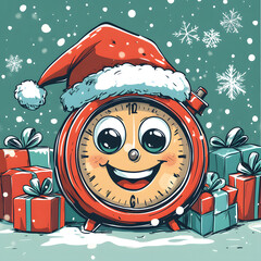 santa claus with gifts