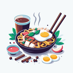 cuisine, delicious, asian, dish, food, traditional, meal, plate, malaysia, chinese, lunch, singapore, penang, dinner, tasty, char, noodles, asia, stir, shrimp, teow, sauce, gourmet, egg, hawker, kway,