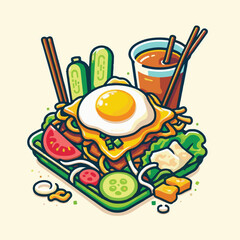 cuisine, delicious, asian, dish, food, traditional, meal, plate, malaysia, chinese, lunch, singapore, penang, dinner, tasty, char, noodles, asia, stir, shrimp, teow, sauce, gourmet, egg, hawker, kway,
