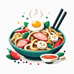 cuisine, delicious, asian, dish, food, traditional, meal, plate, malaysia, chinese, lunch, singapore, penang, dinner, tasty, char, noodles, asia, stir, shrimp, teow, sauce, gourmet, egg, hawker, kway,