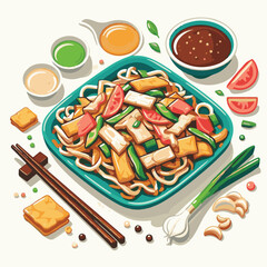 cuisine, delicious, asian, dish, food, traditional, meal, plate, malaysia, chinese, lunch, singapore, penang, dinner, tasty, char, noodles, asia, stir, shrimp, teow, sauce, gourmet, egg, hawker, kway,