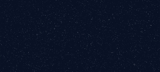 Space stars background. Night sky constellations galaxy. Universe starry pattern with glowing stars. Vector illustration.
