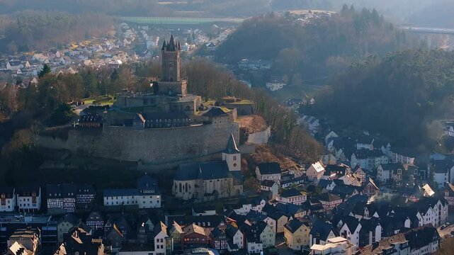 dillenburg germany in the sun 4k 25fps video