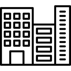 Building Icon Vector Element