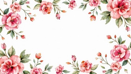 Delicate watercolor floral pattern, soft pastel shades, watercolor, surface, background