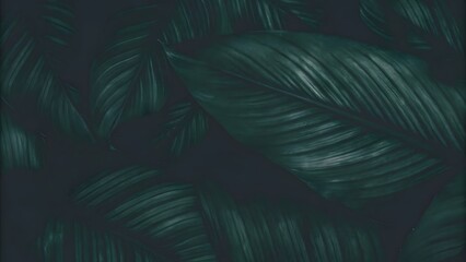 The leaves of spathiphyllum cannifolium abstract