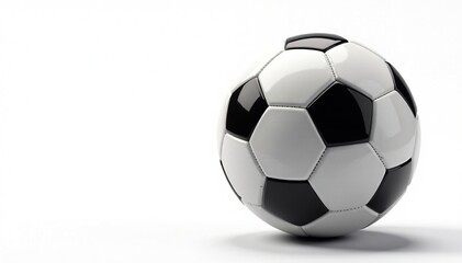 Brand new pristine football on white backdrop , white background, leather, professional