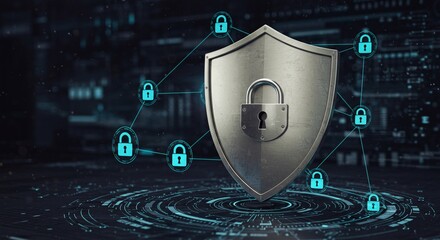 Cybersecurity Shield Protecting Digital Assets with Robust Security Measures