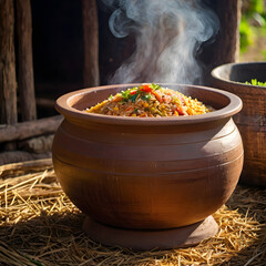 Firewood-Cooked Heirloom Rice and Legumes
