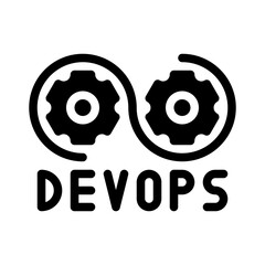 DevOps glyph icon