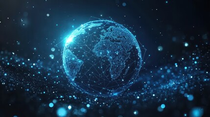 Obraz premium Global Network Connection