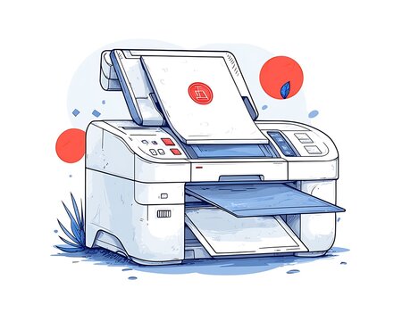 recommend clip art: Allinone Printer with Office, and Document.