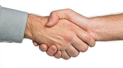 A Firm Handshake: Symbol of Agreement and Trust