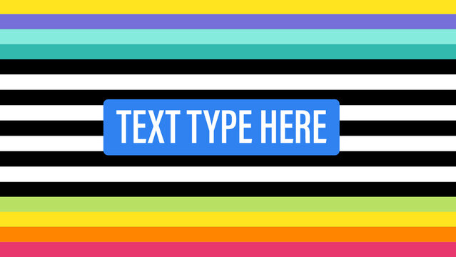 Colorful Lines Title Card