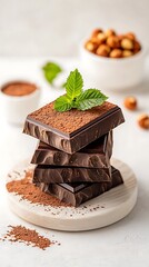 Dark Chocolate Hazelnut Stack.