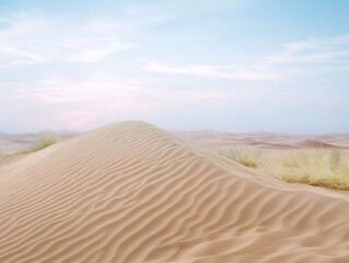 Desert Dune for Soft Light, Scenic Landscape.