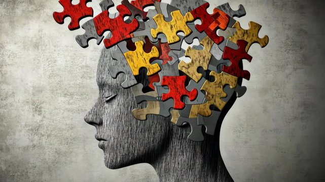 man head with puzzle