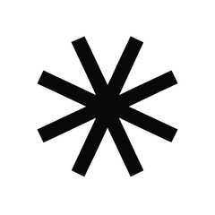 snowflake icon vector illustration