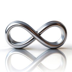 Naklejka premium Silver circle with a line through it
