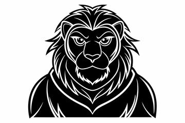 coloring page line art silhouette black vector