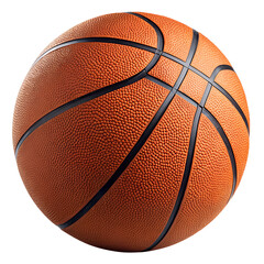 Fototapeta premium High-Quality Isolated Basketball PNG for Sports & Graphic Design