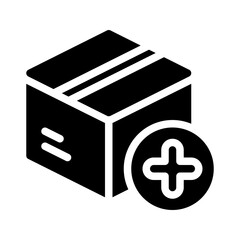 relief package glyph icon