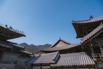 Ancient Korean Architectural Scenery