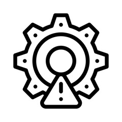 risk management line icon