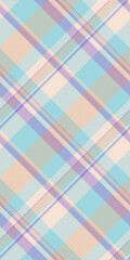 Pastel plaid pattern, perfect for textile design, fashion, or website backgrounds.  Subtle, soft color palette evokes feelings of calm and serenity.