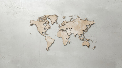 World Map Highlighting Sanctioned Countries and Regions
