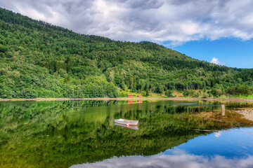Vinjeora is a village in Heim Municipality, Trøndelag county, Norway.