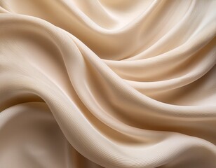 Fototapeta premium A textured creamy swirl of light beige with flowing patterns evoking calm and grace