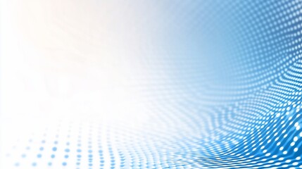 Abstract blue and white wavy design with subtle light and depth