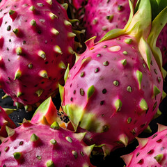 Dragon Fruit Close-Up
