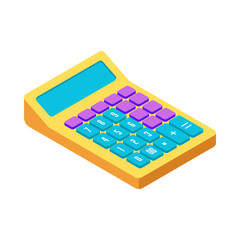 Isometric Calculator Icon