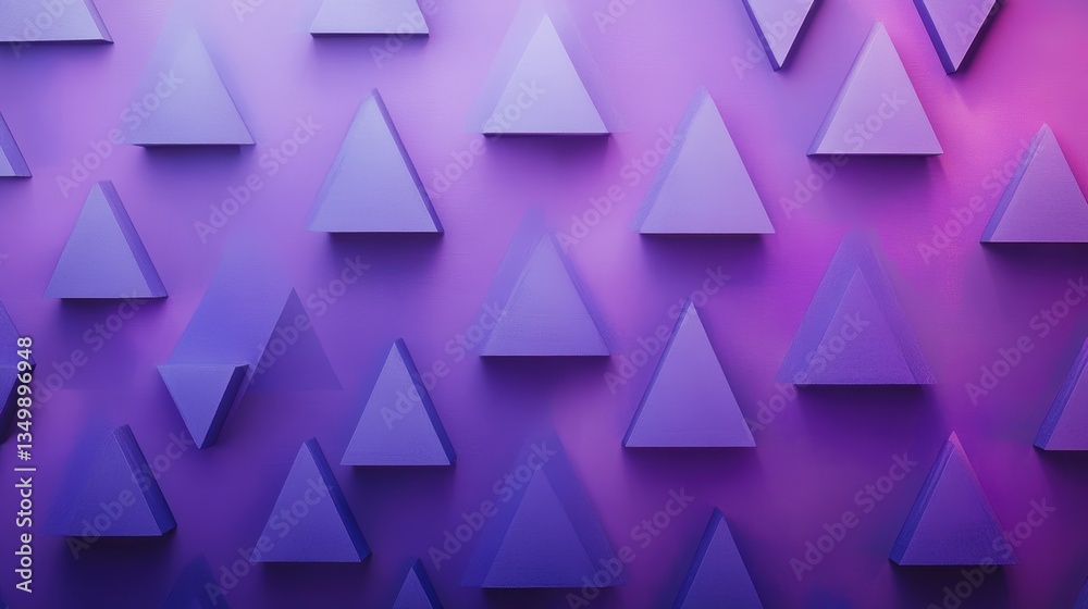 Aufkleber abstract purple triangle pattern background.