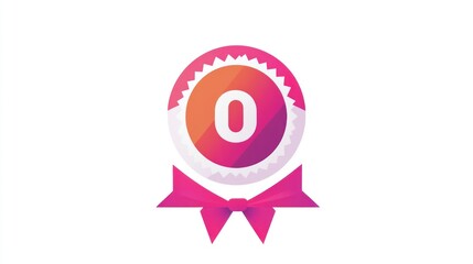 Awarding Zero, Celebration Icon, Digital Graphic