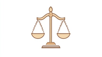 Simple Illustration of Justice Scales