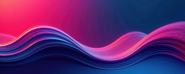 Fototapeta premium Geometric wave background with wavy abstract lines and metallic stripe design, modern design , business, modern