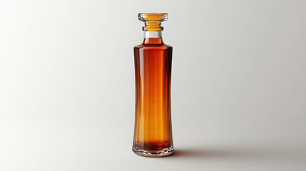 Elegant decanter with amber liquid showcases sophistication and style