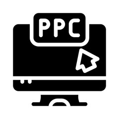PPC glyph icon