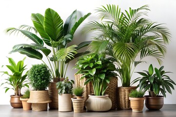 Obraz premium palm trees in a pot