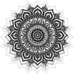Mandala design elements vector ,