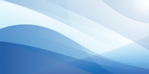 Obraz premium Abstract blue art waves background, minimal waves design concept