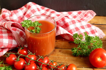 New medical masks are lying on a blue background.