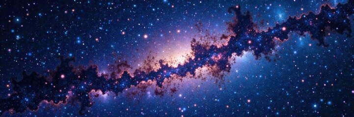 Milky Way Galaxy Background with Dark Nebulae , galaxy, black space