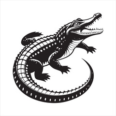crocodile  Vector 
