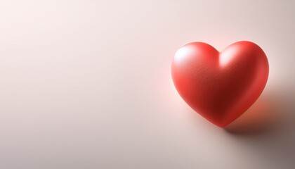 하트 모양의 조각이 부드럽게 빛나는 이미지